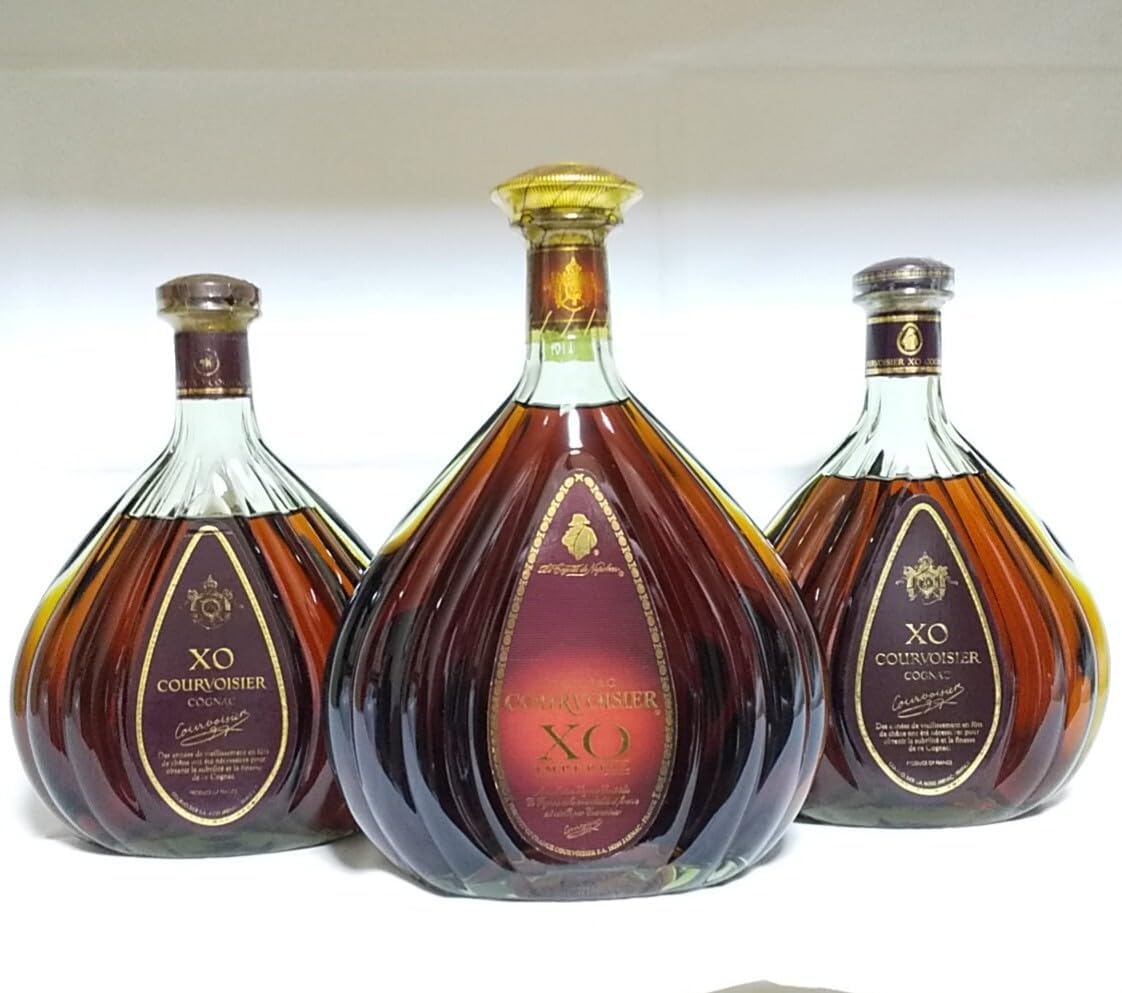 訳COURVOISIER クルボアジェ XO 3本セット（1000ml×1 700ml×2